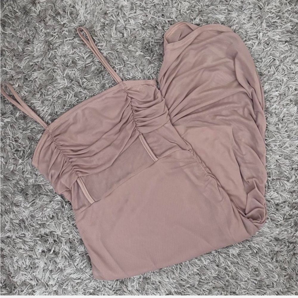 PrettyLittleThing Nude Dress